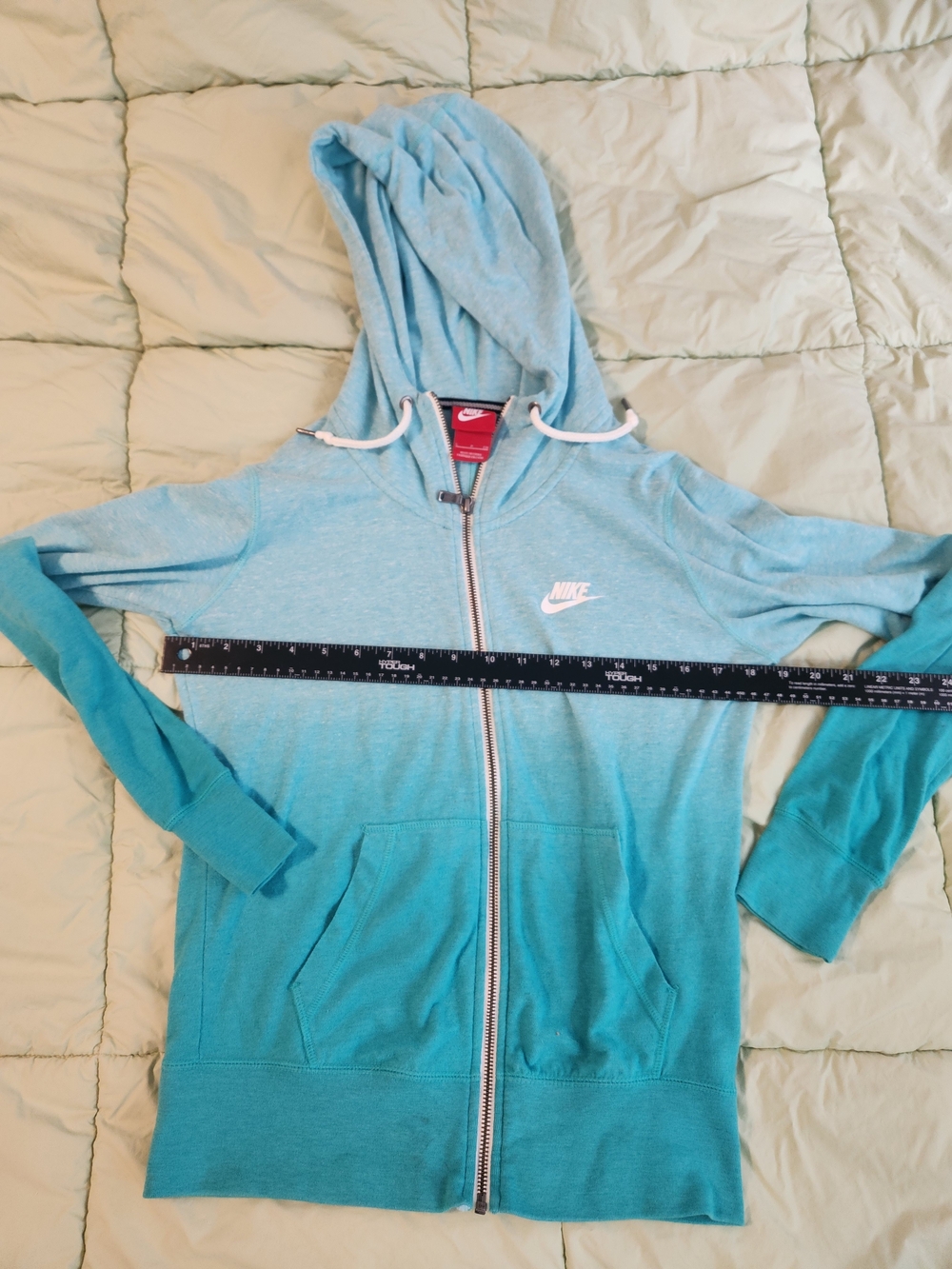 Nike Women's Teal Ombre Zip Hoodie